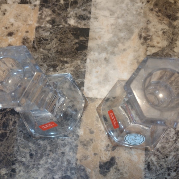 Crystal Candle holders made in Austria - Picture 2 of 5